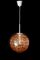 Lámpara colgante alemana en forma de bola de cristal de Murano rosa de Doria, años 70, Imagen 6