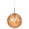 German Pink Murano Ball Pendant Light from Doria, 1970s 1