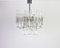 Large Austrian Murano Ice Glass Chandelier from Kalmar, 1960s, Image 2