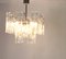 Large Austrian Murano Ice Glass Chandelier from Kalmar, 1960s 6