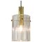 Large German Lantern Pendant with Glass Shade from Limburg, 1960s, Image 1