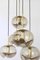Large German Smoked Glass Cascade Chandelier from Peill & Putzler, 1970s, Image 3