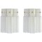 German Frosted Glass Wall Lights from Limburg, 1960s, Set of 2 1