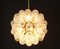 German Sputnik Chandelier with Snow Glass Ball from Doria, 1970s 11