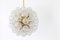 German Sputnik Chandelier with Snow Glass Ball from Doria, 1970s, Image 3