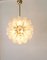 German Sputnik Chandelier with Snow Glass Ball from Doria, 1970s 12