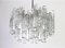 Large Austrian Murano Ice Glass Chandelier from Kalmar, 1960s, Image 4