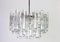 Large Austrian Murano Ice Glass Chandelier from Kalmar, 1960s 3