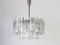 Large Austrian Murano Ice Glass Chandelier from Kalmar, 1960s 2