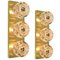 Crystal Glass Wall Sconces by Sciolari for Peill & Putzler, Set of 2 1