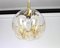 Murano Ball Pendant Light by Doria, Germany, 1970s, Image 6