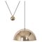 Large Adjustable Chrome Counterweight Pendant Light by Florian Schulz, Germany 1