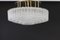 Large Murano Glass Tube Chandelier by Doria, Germany, 1960s 2