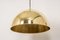 Large Adjustable Brass Counterweight Pendant Light by Florian Schulz, Germany, Image 3