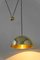 Large Adjustable Brass Counterweight Pendant Light by Florian Schulz, Germany 4