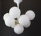 White Ceiling Lamp, Switzerland, 1960s 5