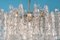 Großer Murano Eisglas Kronleuchter von Kalmar, Österreich, 1960er 2
