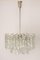 Large Murano Ice Glass Chandelier from Kalmar, Austria, 1960s 6