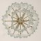 Large Murano Ice Glass Chandelier from Kalmar, Austria, 1960s, Image 2