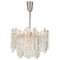 Large Murano Ice Glass Chandelier from Kalmar, Austria, 1960s, Image 8