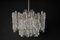 Large Murano Ice Glass Chandelier from Kalmar, Austria, 1960s, Image 7