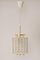 Lámpara colgante Petite con tubos de cristal de Murano de Doria, Germany, años 60. Juego de 2, Imagen 2