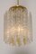 Lámpara colgante Petite con tubos de cristal de Murano de Doria, Germany, años 60. Juego de 2, Imagen 6