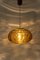 Lámpara colgante con bola de cristal de Murano de Doria, Germany, años 70, Imagen 6