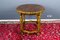 French Round Side Table in Burr Walnut, 1920s 12