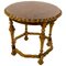 French Round Side Table in Burr Walnut, 1920s 1