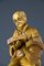 Hand Carved Wooden Figurative Sculpture of a Professor with Books, Image 4