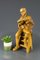 Hand Carved Wooden Figurative Sculpture of a Professor with Books, Image 3
