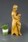 Hand Carved Wooden Figurative Sculpture of a Professor with Books 11