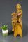 Hand Carved Wooden Figurative Sculpture of a Professor with Books, Image 7