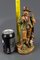 Hand Carved and Hand Painted Wooden Sculpture of a Hunter with Dog 12