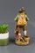 Hand Carved and Hand Painted Wooden Sculpture of a Hunter with Dog, Image 5
