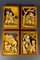 Carved Wooden Pictures Depicting the Four Seasons, Set of 4 18