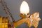 Lampadario a due luci in legno intagliato, Germania, Immagine 16