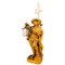 Hand Carved Wooden Sculpture Lamp Depicting Night Watchman with Lantern, Germany, Image 1