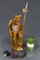 Hand Carved Wooden Sculpture Lamp Depicting Night Watchman with Lantern, Germany 16