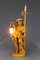 Hand Carved Wooden Sculpture Lamp Depicting Night Watchman with Lantern, Germany, Image 4