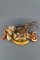 Baroque Style Carved Wood Wall Decorations with Deer and Ibex Figures, Set of 2 6