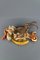 Baroque Style Carved Wood Wall Decorations with Deer and Ibex Figures, Set of 2, Image 6