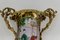 Französische Chinoiserie Tischlampe aus vergoldeter Bronze & handbemaltem Porzellan 17