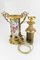 Lámpara de mesa francesa estilo chinoiserie de bronce dorado y porcelana pintada a mano, Imagen 15