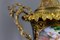 Französische Chinoiserie Tischlampe aus vergoldeter Bronze & handbemaltem Porzellan 11