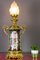 Large Chinoiserie Style French Gilt Bronze and Hand Painted Porcelain Table Lamp, Image 2