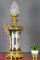 Large Chinoiserie Style French Gilt Bronze and Hand Painted Porcelain Table Lamp 3