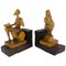 Fermalibri scultorei in legno intagliato a mano di Don Chisciotte e Sancho Panza, set di 2, Immagine 1