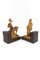 Skulpturale Buchstützen aus handgeschnitztem Holz von Don Quixote und Sancho Panza, 2er Set 18